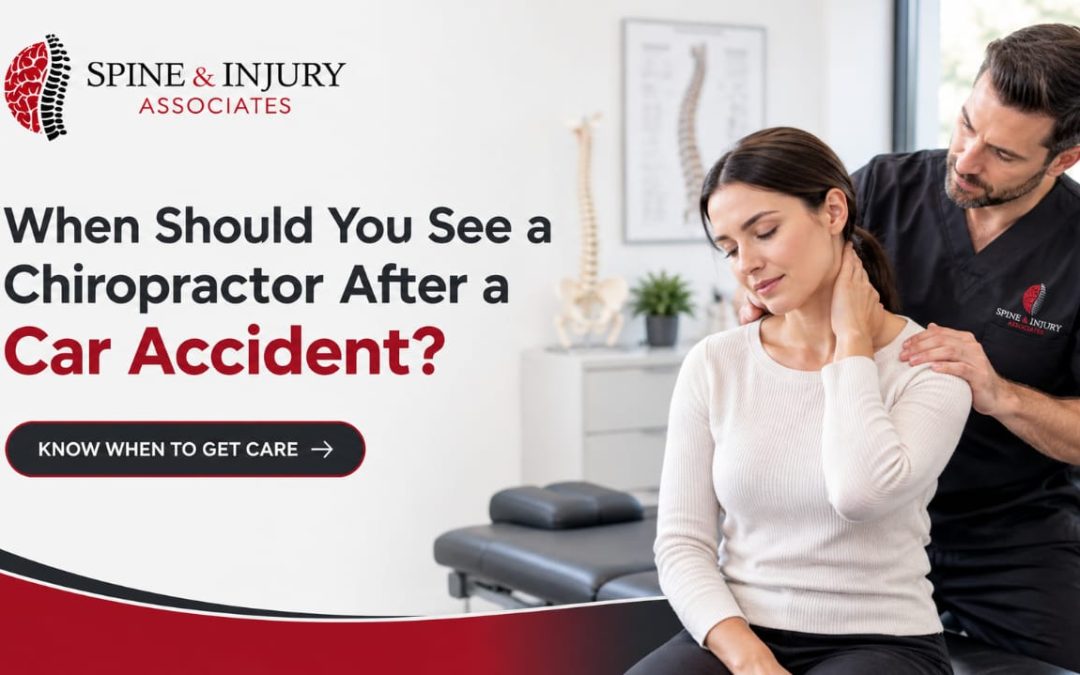 When should you see a chiropractor after a car accident?