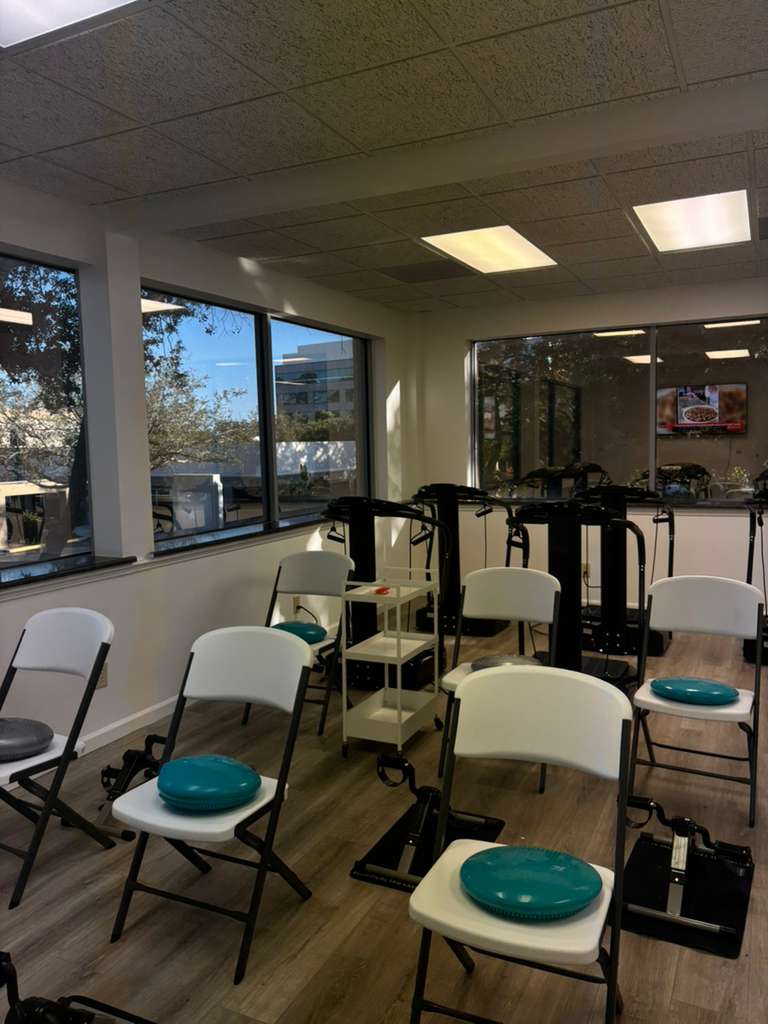 Rehab and therapy area at the Fort Myers chiropractic clinic